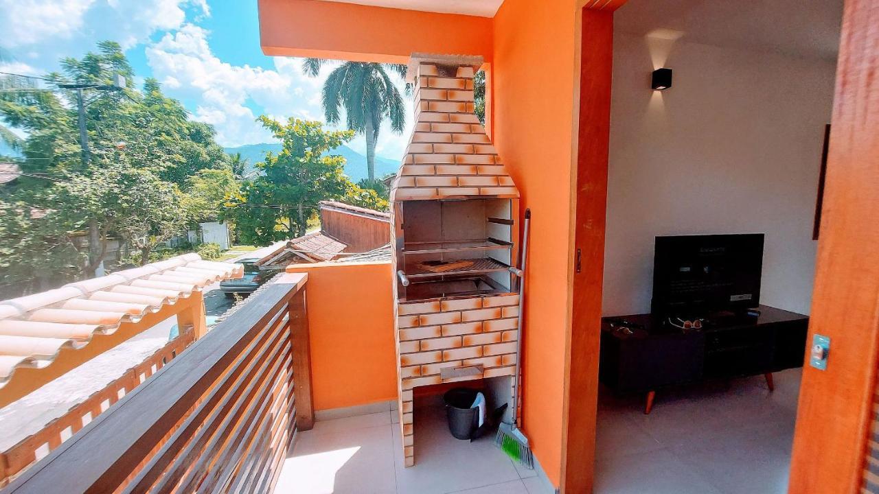 Mamanguá - Flat com Piscina, 50mts da praia, cozinha gourmet, churrasqueira privativa, ar con, WiFi, netflix, garagem Parati Exterior foto